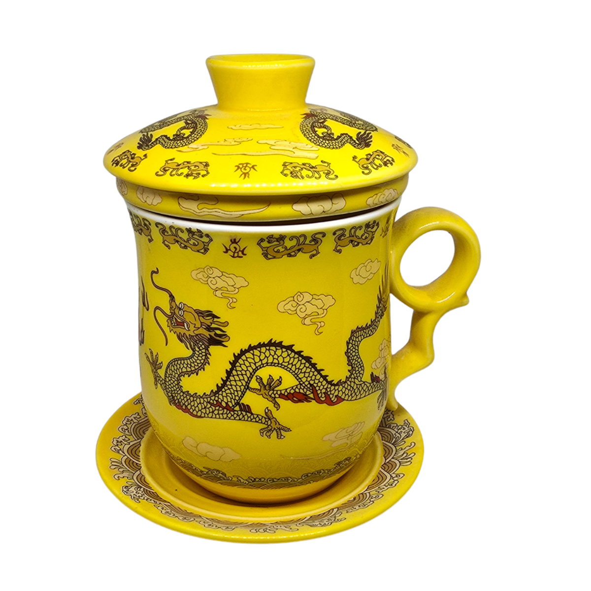 Taza infusora dragon amarillo