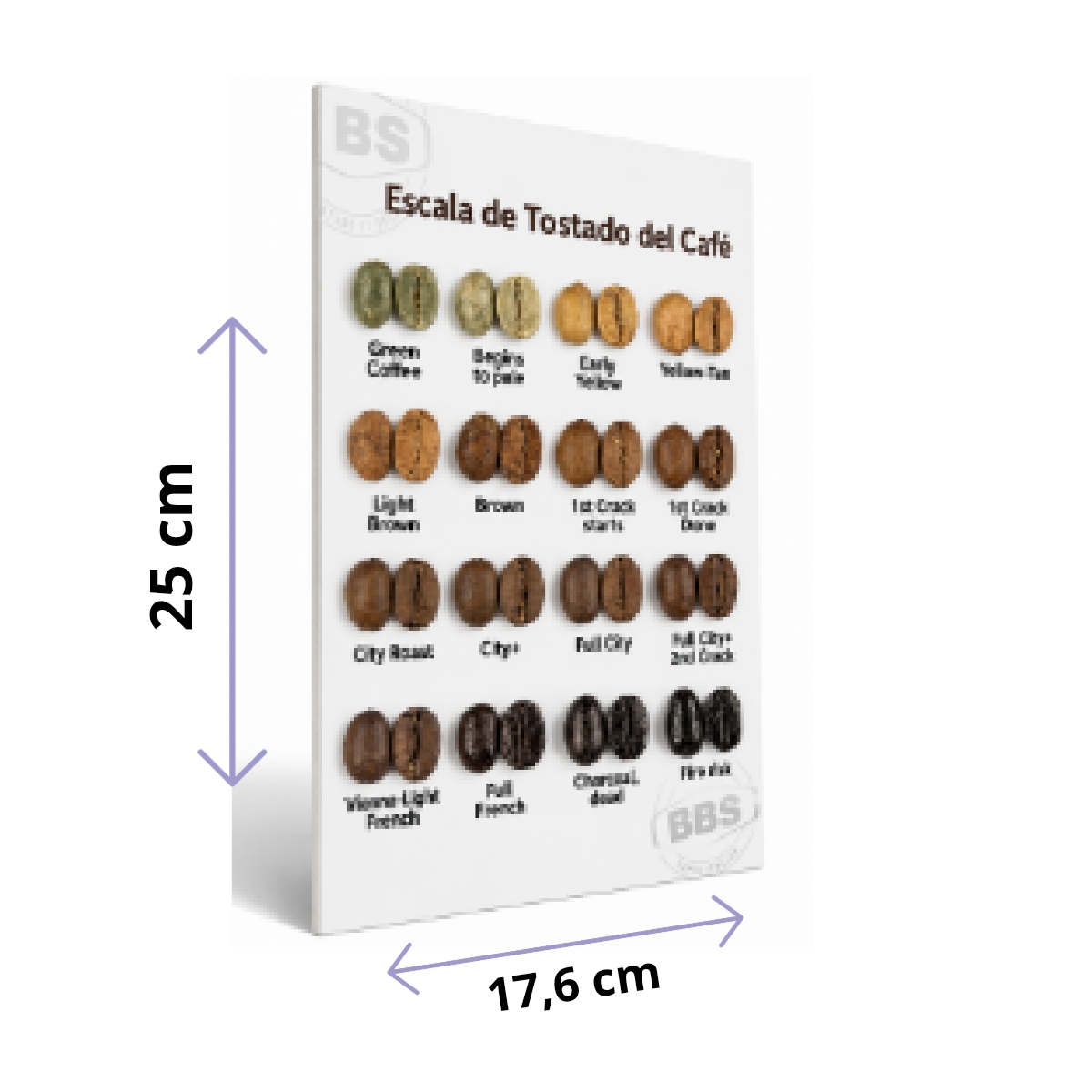 Cuadro Foam Escala de Tostado